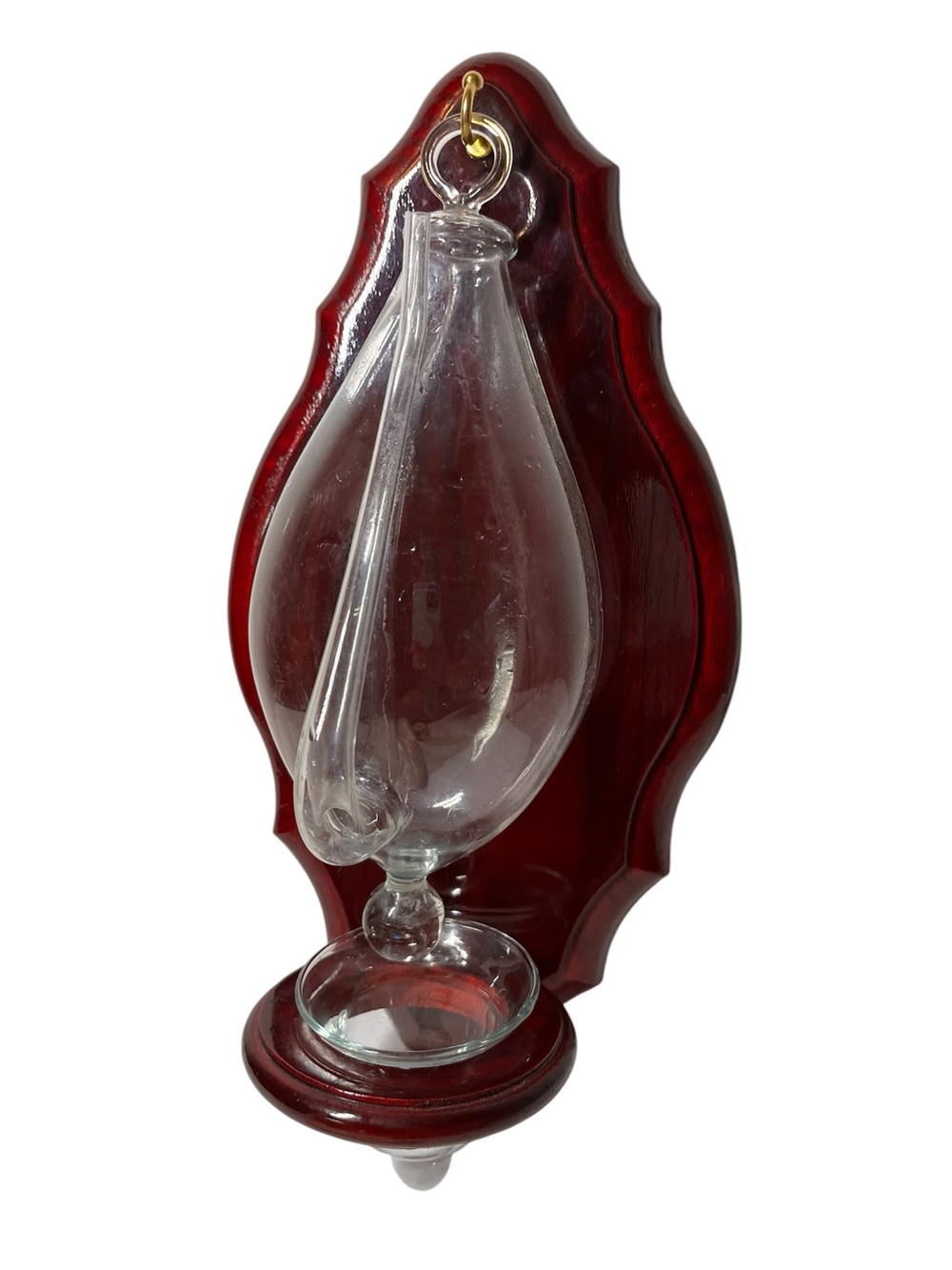 Goethe weather glass barometer (aka a thunder glass or water barometer)